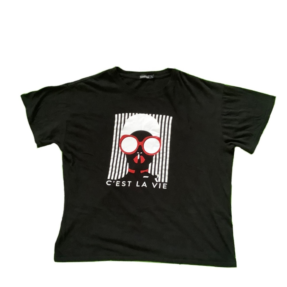 Boohoo Women’s t-Shirt Black / Large